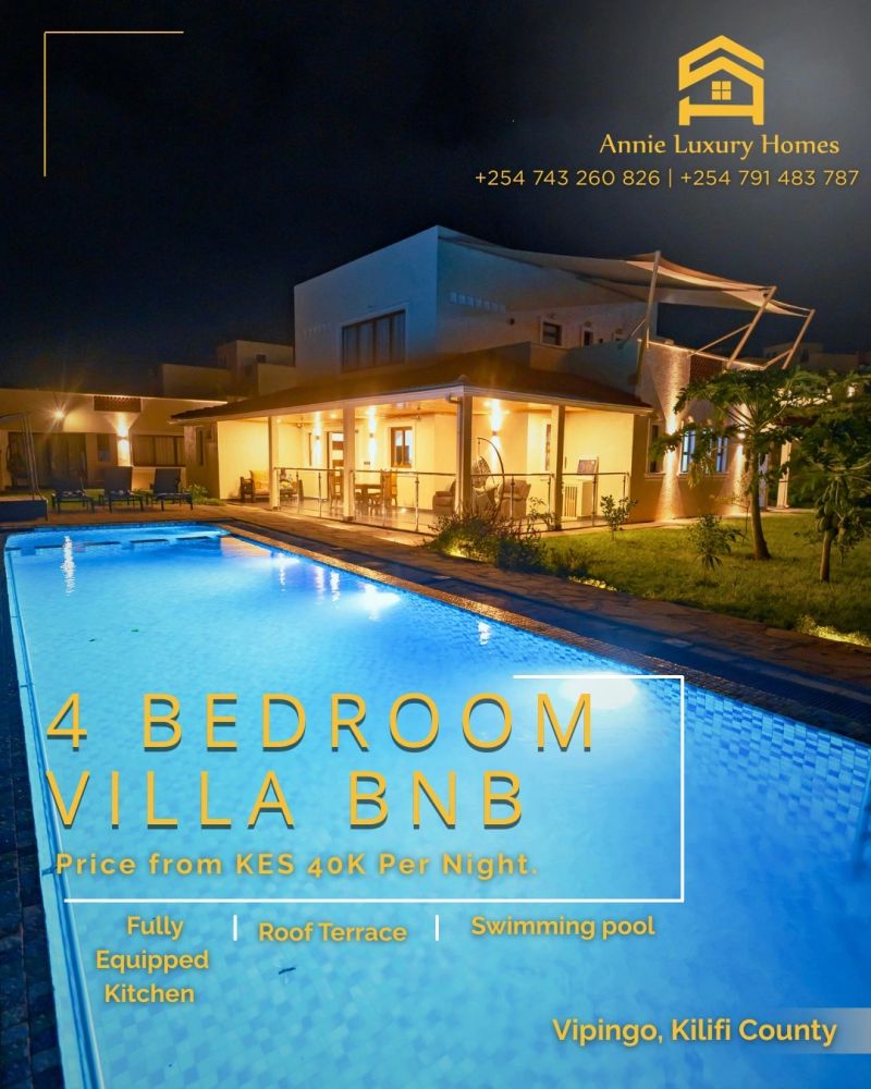 4 Bedroom Villa – Vipingo
